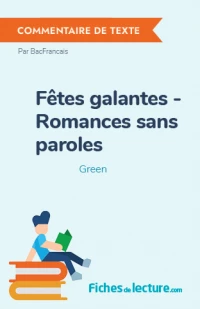 Fêtes galantes - Romances sans paroles : Green