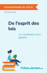 De l'esprit des lois : La Constitution d'Angleterre