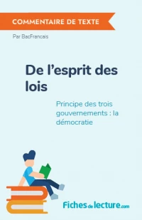 De l'esprit des lois : Principe des trois gouvernements : la démocratie