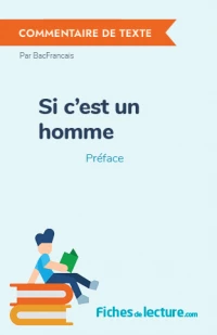 Si c'est un homme : Préface