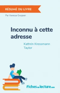 Inconnu à cette adresse : Résumé du livre