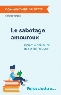 Le sabotage amoureux : Incipit (Analyse du début de l'œuvre)