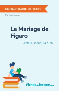 Le Mariage de Figaro : Acte II, scène 24 à 26